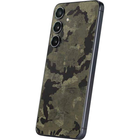 Wood Camo Camouflage Galaxy S25 Skin